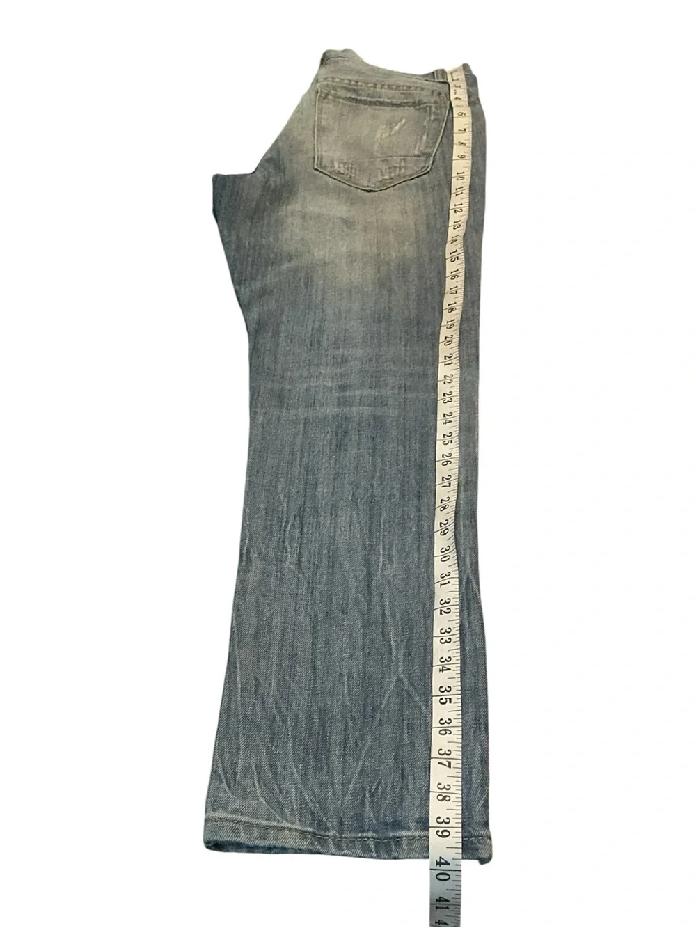 💟 Brooklyn Cloth Men's Jeans 32 Slim Fit Distressed Ripped, and Faded Denim